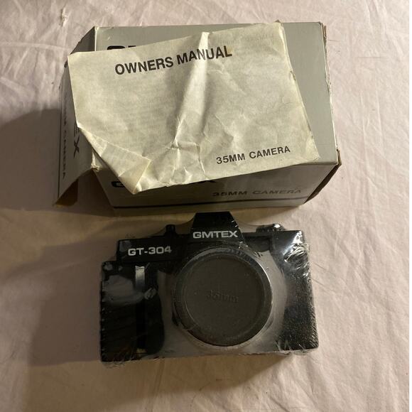 Vintage GMTEX GT-304 35mm Film Camera w/ Box & Manual New Old Stock - Picture 1 of 4